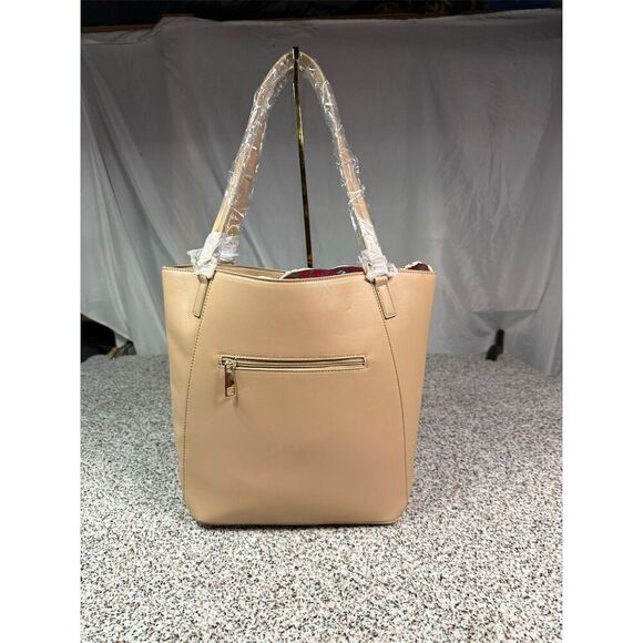 Montana West Women's Beige Tote Bag Shoulder Handbag Purse - Picture 11 of 13